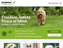 Tablet Screenshot of dogwatchnm.com